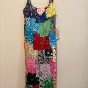 Colorful‎ Patchwork Maxi Dress